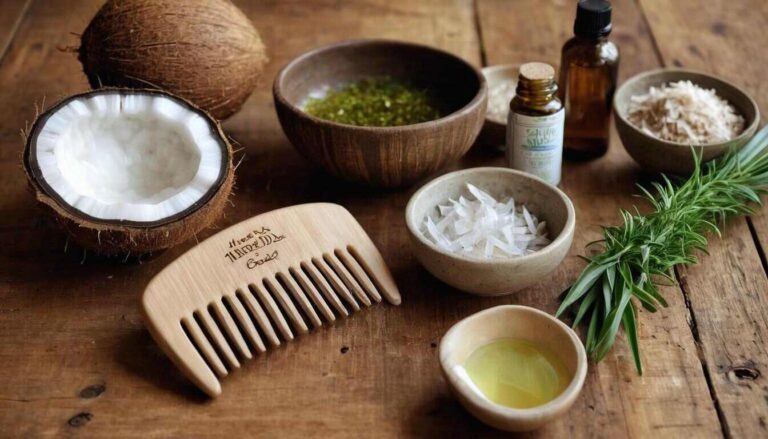 healthy natural hair care ingred