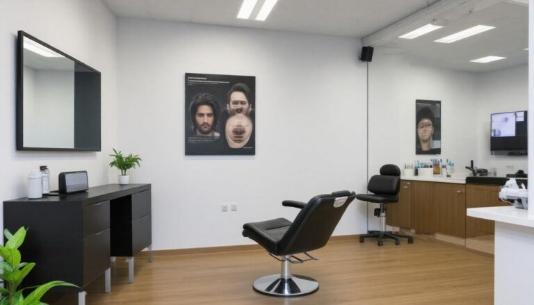 modern hair restoration clinic