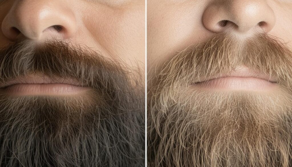 beard hair comparison
