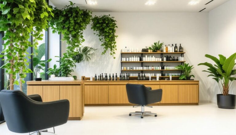 hair salon interior