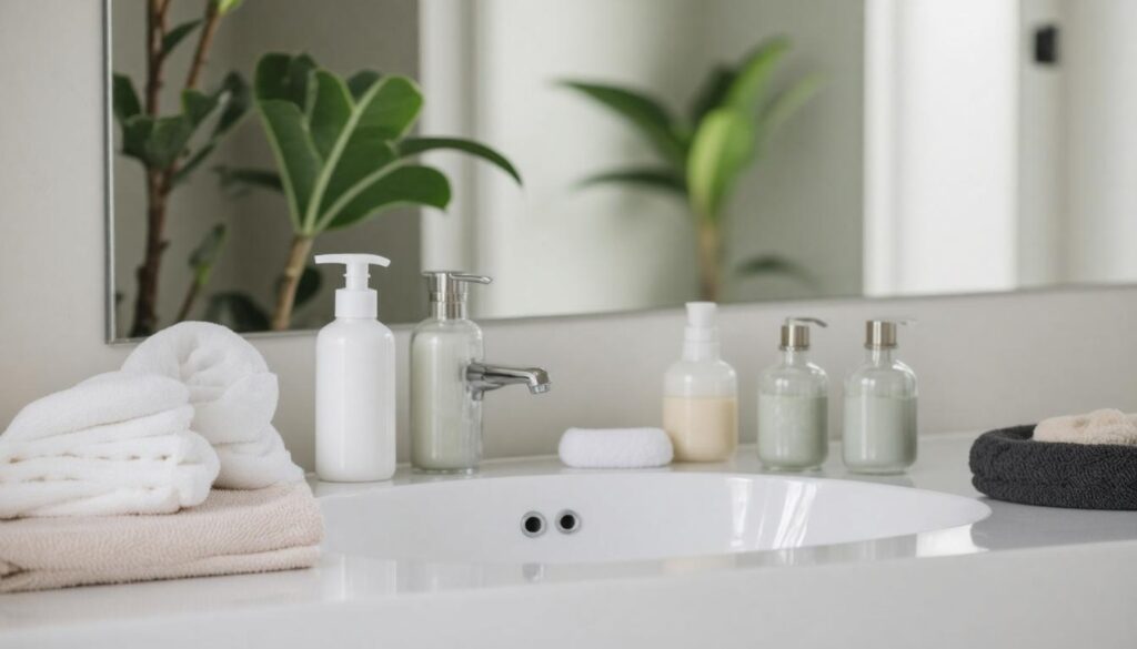 healing products on sink
