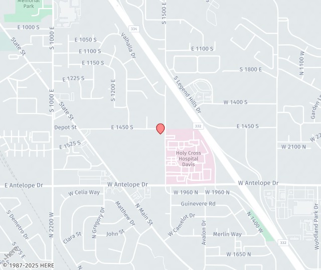Location Map: 2255 N 1700 W Layton, UT 84041