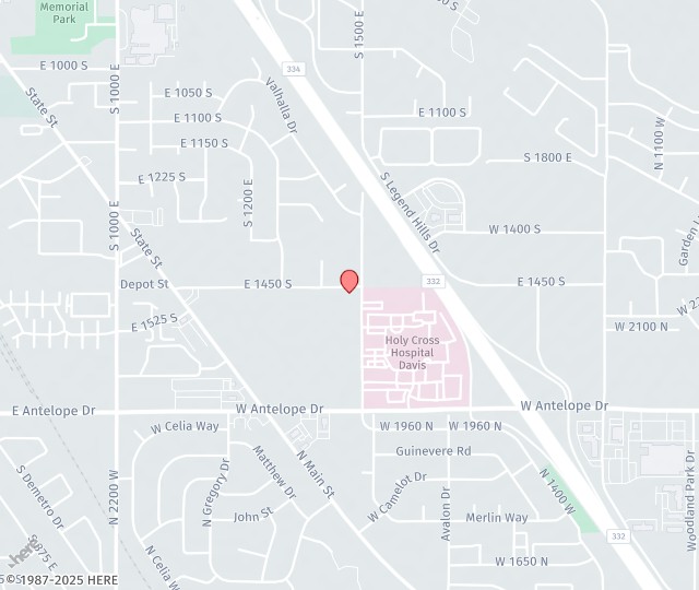 Location Map: 2255 N 1700 W Layton, UT 84041
