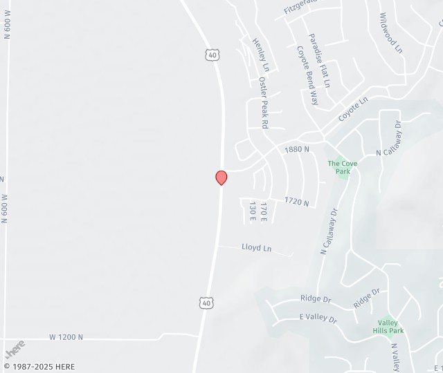 Location Map: 1776 U.S. Hwy 40 Heber City, UT 84032