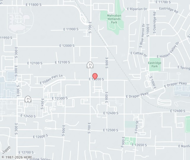 Location Map: 723 E 12200 S Draper, UT 84020