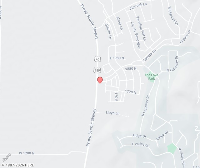 Location Map: 1776 U.S. Hwy 40 Heber City, UT 84032